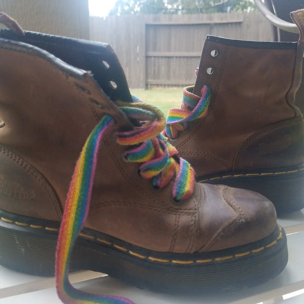 Dr. Martens 2A73 Brown Leather Boots